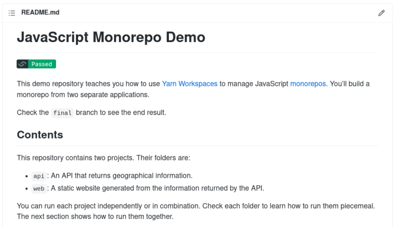 Scaling out JavaScript Monorepos with Yarn Workspaces - Semaphore