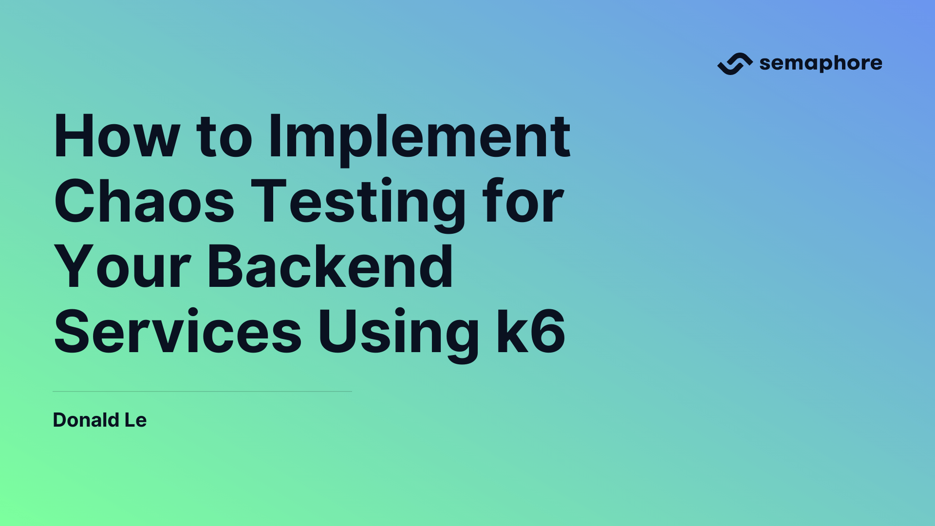 How to Implement Chaos Testing for Your Backend Services Using k6 ...