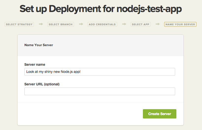 Node.js Create server